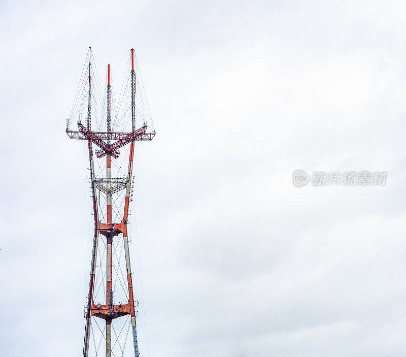 旧金山的Sutro Tower